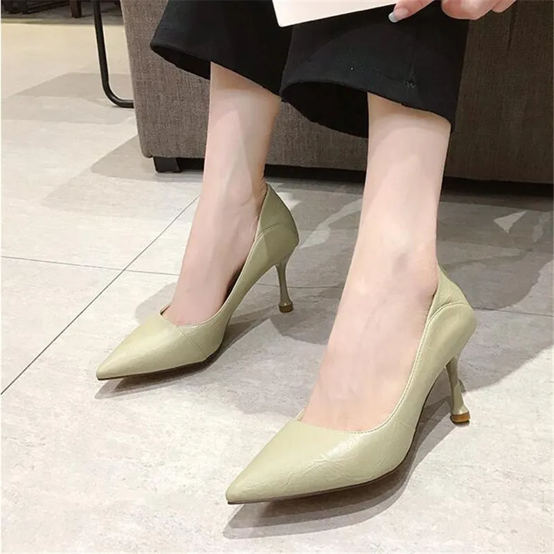 

Pointed Toe Fetish Luxury Designer Woman Extreme Mules Super High Heels Women Sexy Shoes Ladies Pumps Green Wedding Heels