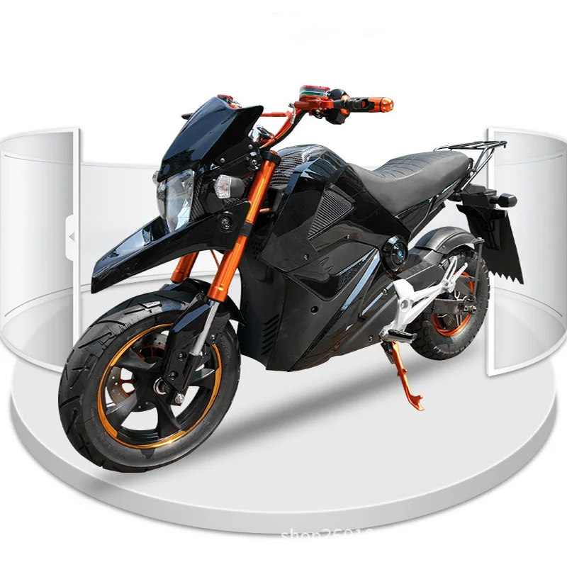 Мотоцикл citycoco электрический скутер электрический велосипед Ebike 60 км 2000 Вт литиевая батарея 72V20A электрические мотоциклы e велосипед - Цвет: black