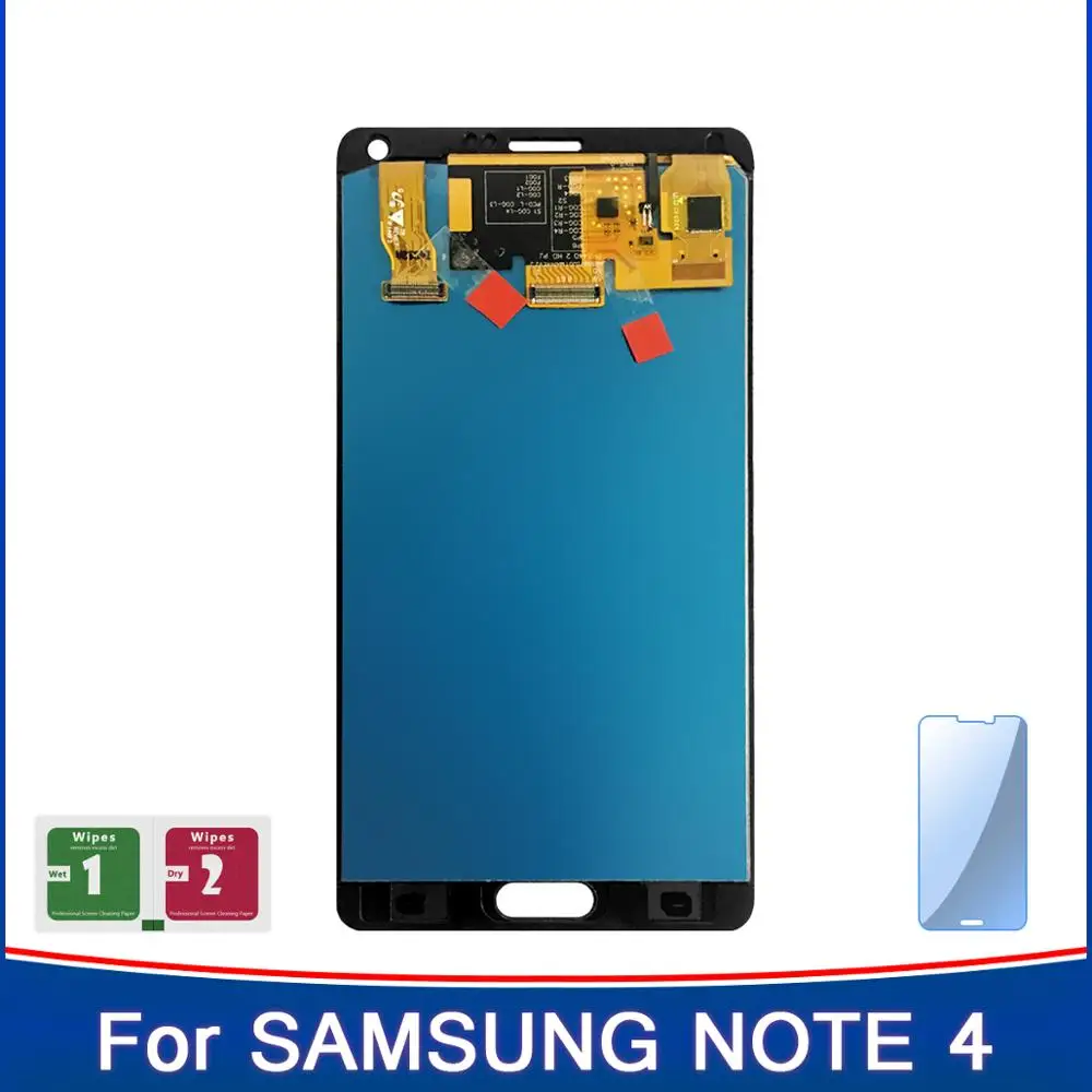 ЖК-дисплей 5 7 ''для SAMSUNG Galaxy Note 4 Note4 N910 N910A N910F N910H дисплей с сенсорным экраном и