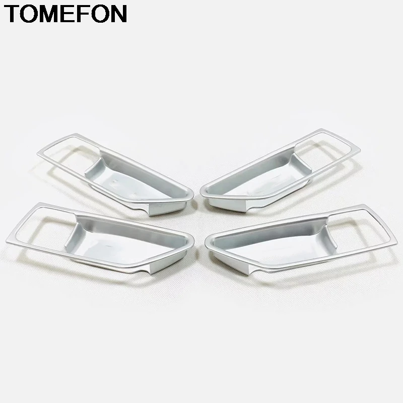 

TOMEFON For Toyota Avalon XX50 2019 2020 Car Side Door Inner Handle Sequin Bowl Decoration Cover Trim Interior Accessories ABS