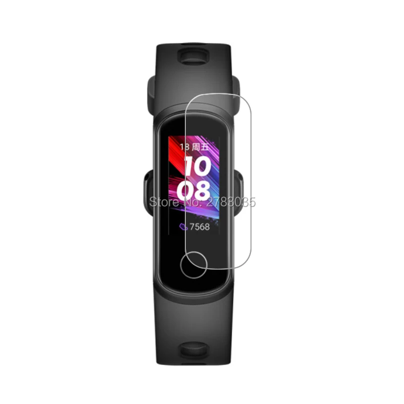 Умный Браслет для huawei Honor Band 5i, прозрачная глянцевая Защитная пленка для экрана(не закаленное стекло