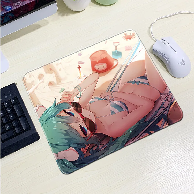 

LIFESOULITY 35x30cm XL Lockedge Kawaii Mouse Pad Computer Cute Keyboard Mouse Pad Super cute desk Mouse Pad for PC Desk P