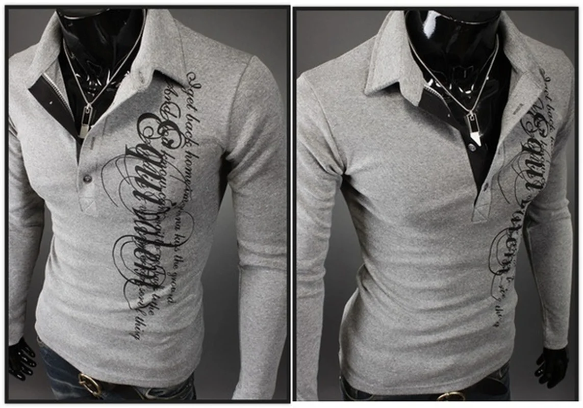 ZOGAA 2019 Мужская рубашка поло модная повседневная однотонная дышащая лето Осень