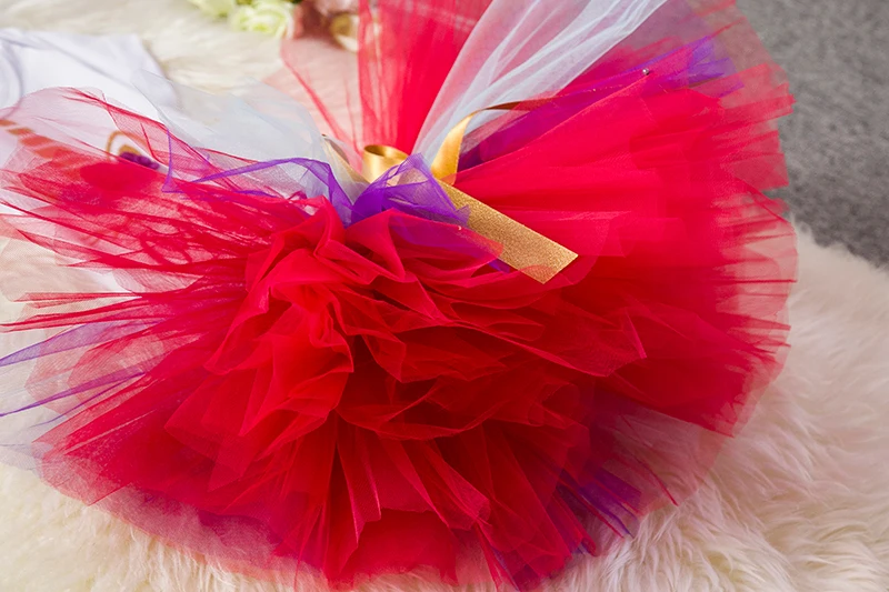 Красное платье для маленьких девочек на 1 год день рождения нарядное платья