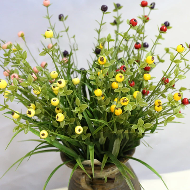 Имитация ягод пластиковые поддельные растения цветы домашний сад украшения