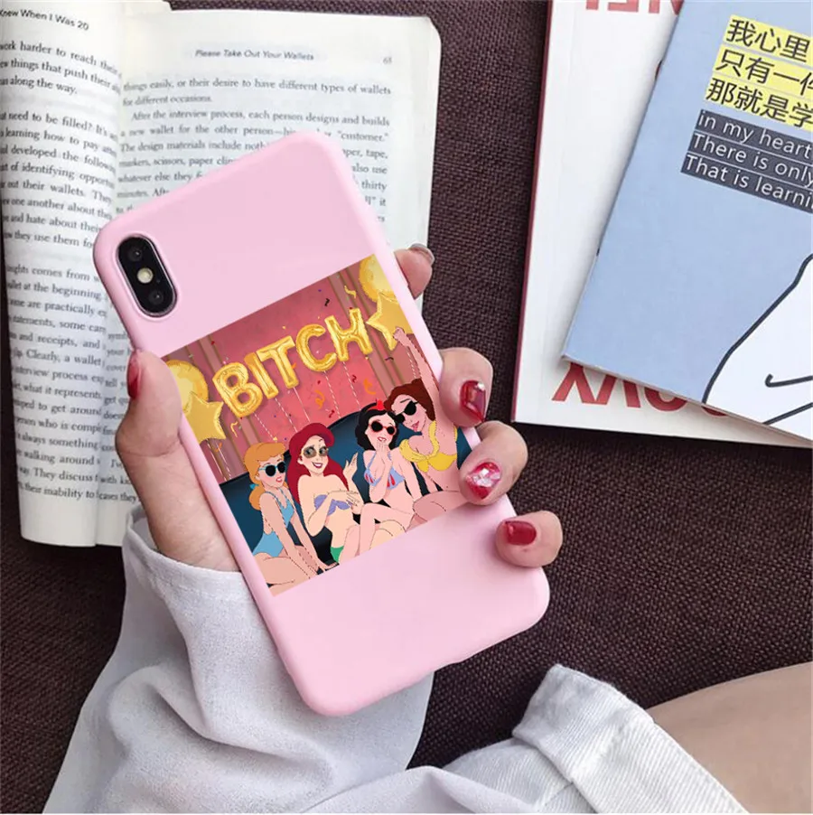 Чехол для телефона Un bitch please con las princesitas Disneys для huawei p30 p30 lite p20 p10 mate 20 pro 10 lite honor 20 9 10 lite - Цвет: FHSR-23475