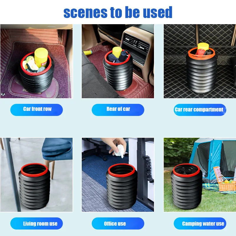 Прямая поставка 4л автомобильный мусорный контейнер для хранения органайзер