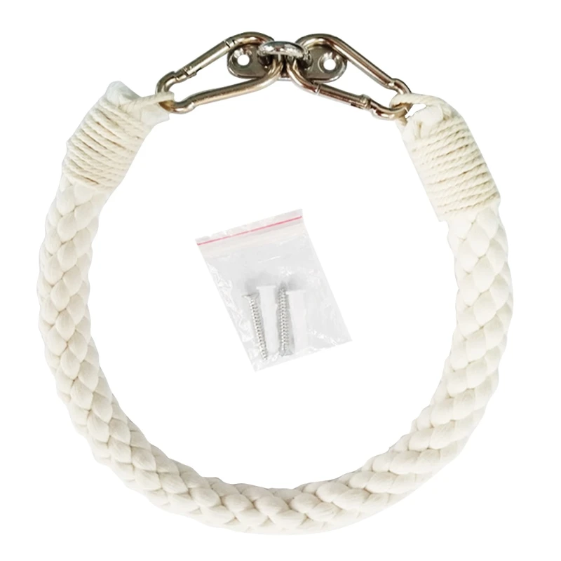 

Hemp Rope Knitting Paper Roll Holder Bathroom Kitchen Tissue Holder Towel Hanger
