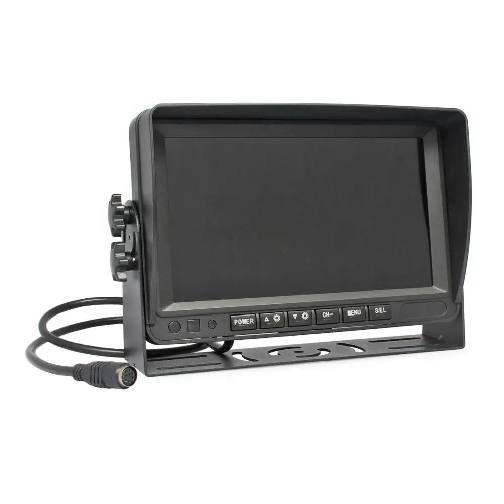 DIYKIT AHD 7 дюймов TFT LCD автомобильный монитор заднего вида Водонепроницаемая IR 1300000
