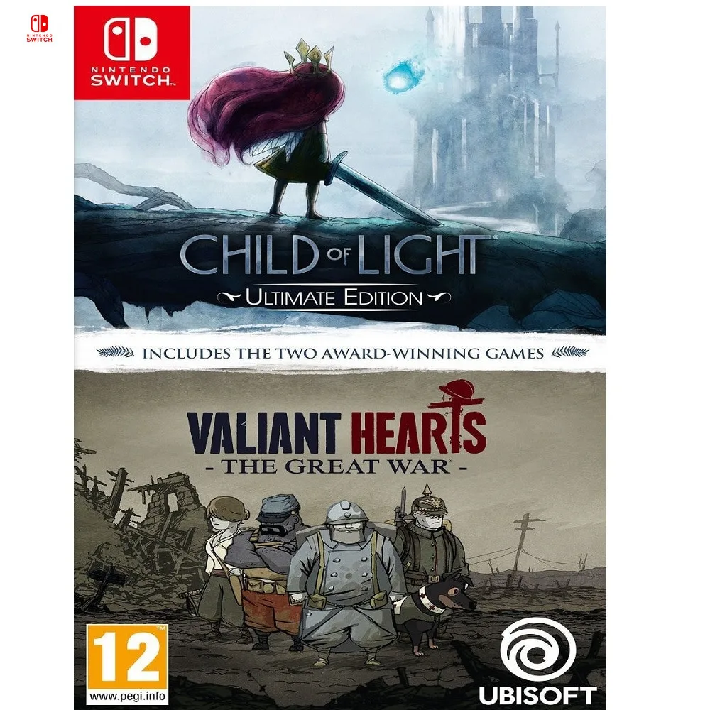 Игра для Nintendo Switch Комплект &quotChild of Light&quot + &quotValiant Hearts. The Great War&quot (русская