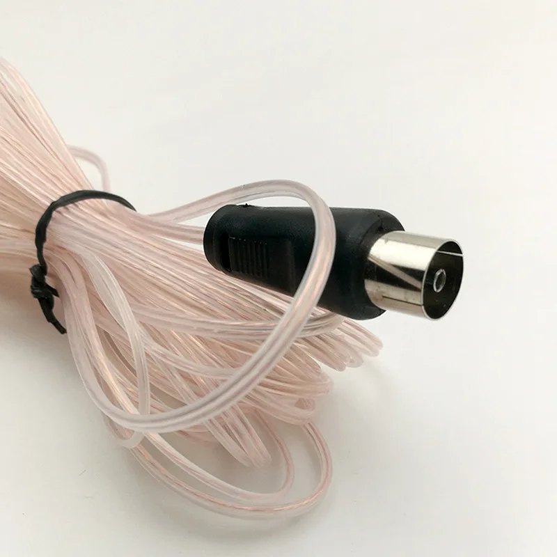 FM-радио антенна MD усилитель звука FM сигнала приемник Антенна прозрачная прямая