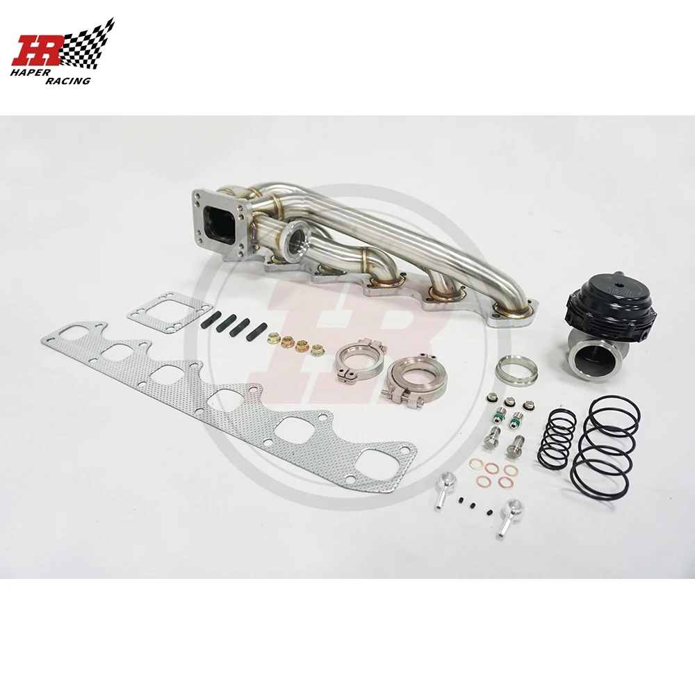 HAPER RACING SS304 T3/T4 42 мм верхнее крепление турбо-коллектор + 44 мусорные ворота для M30 M30B34
