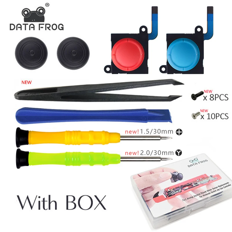 10 pcs pro Данные лягушка 3D Аналоговый джойстик для пальца палочки для Kind переключатель NS сенсор Модуль Ремонт инструмент для NS Joycon Замена - Цвет: 10 pcs pro