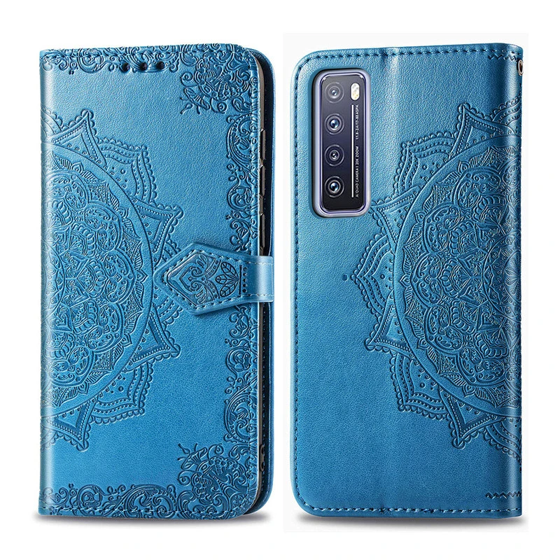 wallet case for huawei nova 7 5g case floral filp pu leather cover for huawei nova 7 pro 5g case for huawei nova 7 se cover book free global shipping