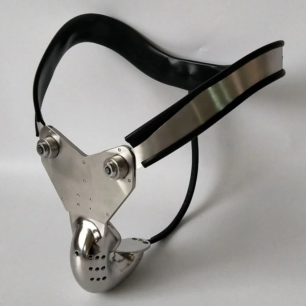 Пояс верности из нержавеющей стали Мужской эротический бандаж на член штаны