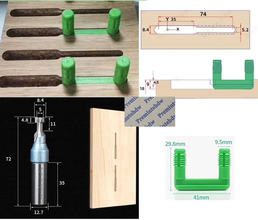 Невидимые пластиковые U врезные стук вниз фитинги раздвижной соединитель шкаф