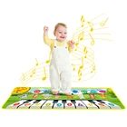 Детский музыкальный коврик большого размера, игрушки для пианино, детский музыкальный инструмент для раннего развития, Обучающие Детские игрушки, подарки