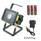 Наружное освещение, перезаряжаемая лампа, Водонепроницаемый Мигающий ручной прожектор, прожекторы 30 Вт COB, портативные прожекторы