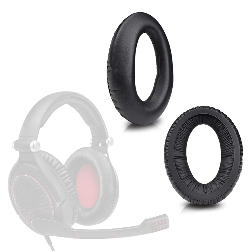 

Breathable Earphone Sleeve Headset Replacement Headphone Compatible with Senn-heiser G4ME ZERO HD380 PRO Headset Black