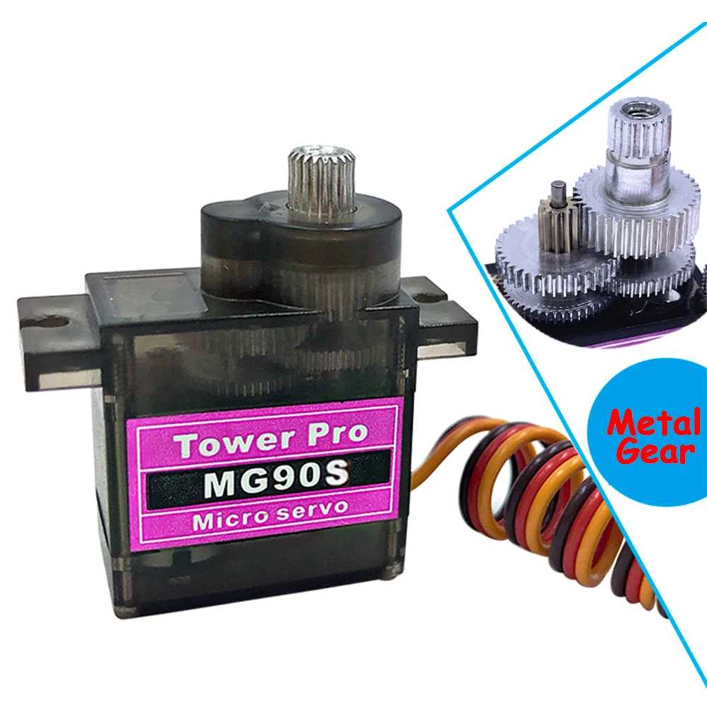 Сервопривод RC Servo Tower Pro металлическая/пластиковая Шестерня MG90S SG90 цифровые мини