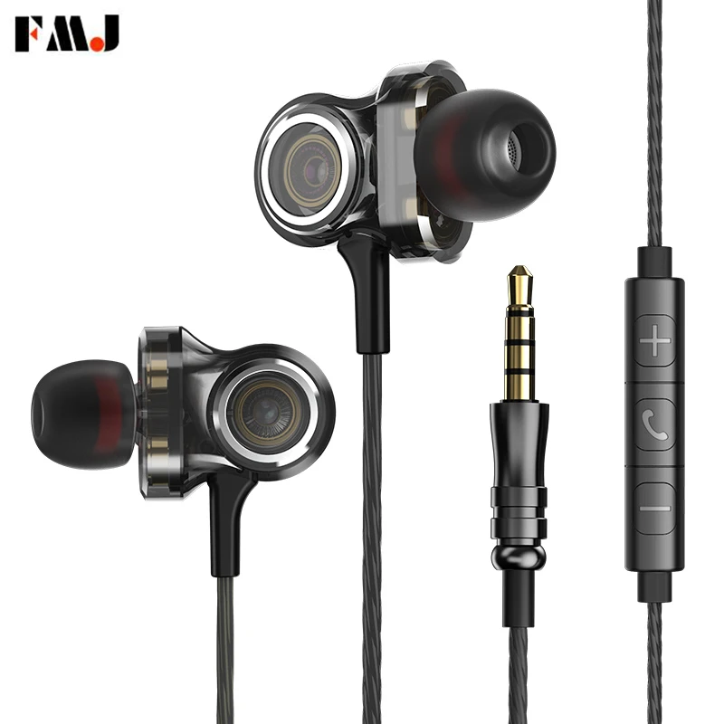FMJ I8 тройной драйвер наушники-вкладыши Hi-Fi стерео музыкальные наушники