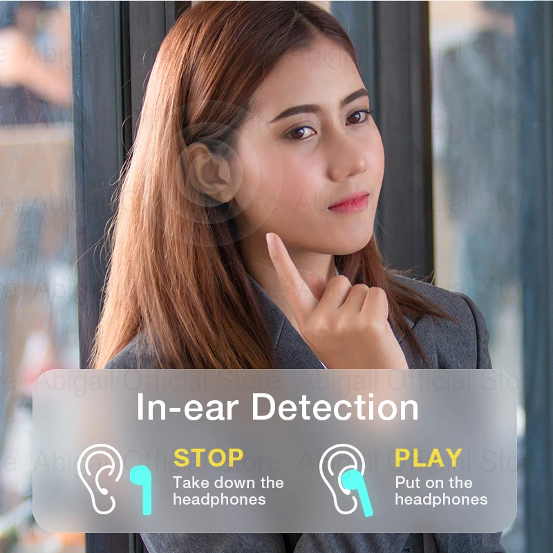 Беспроводные наушники i9000 Pro TWS Bluetooth HiFi стерео звук Спортивная гарнитура PK i99999 i12