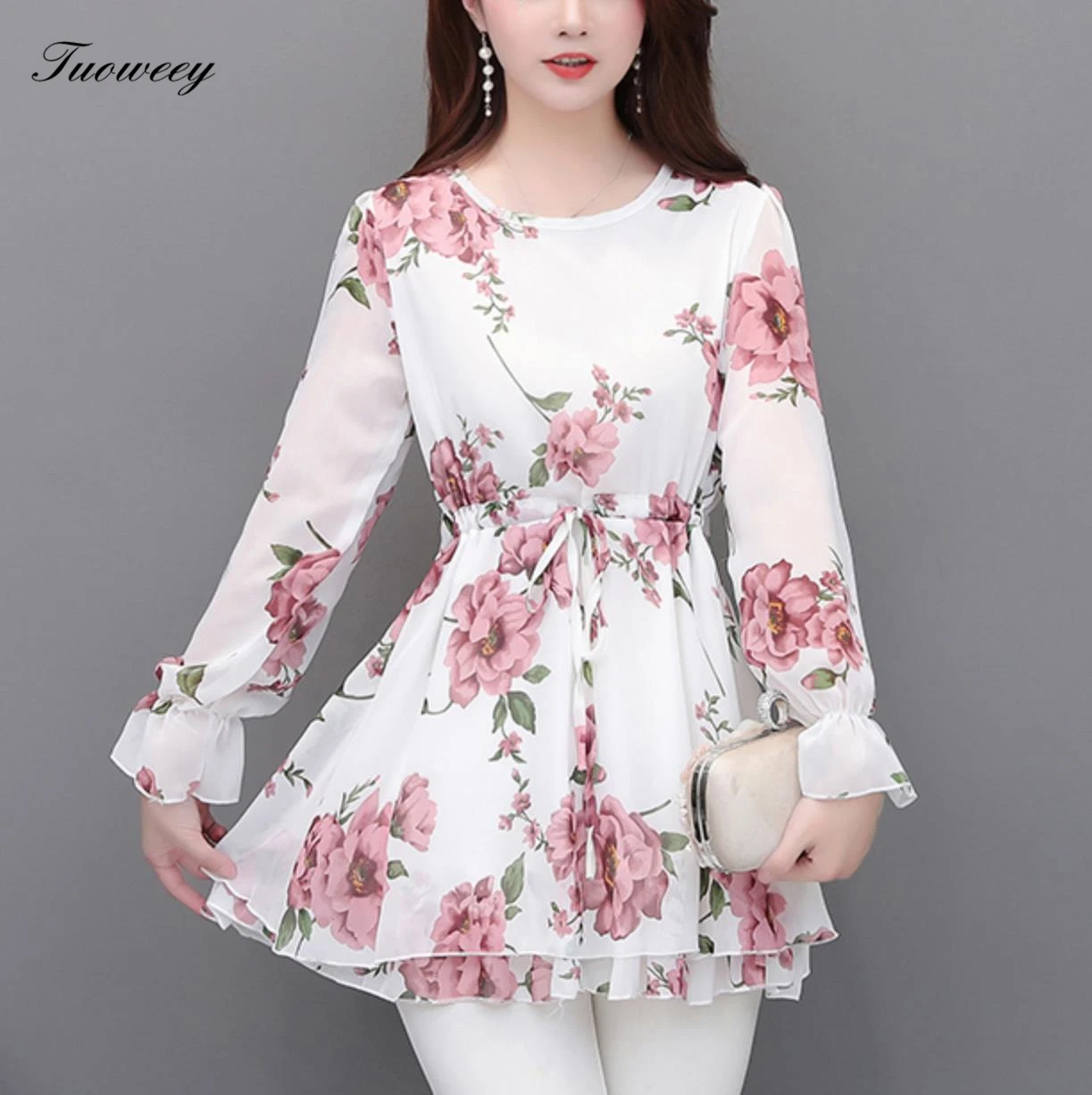 2021 Новое поступление модная Осенняя длинная рубашка с длинным рукавом и