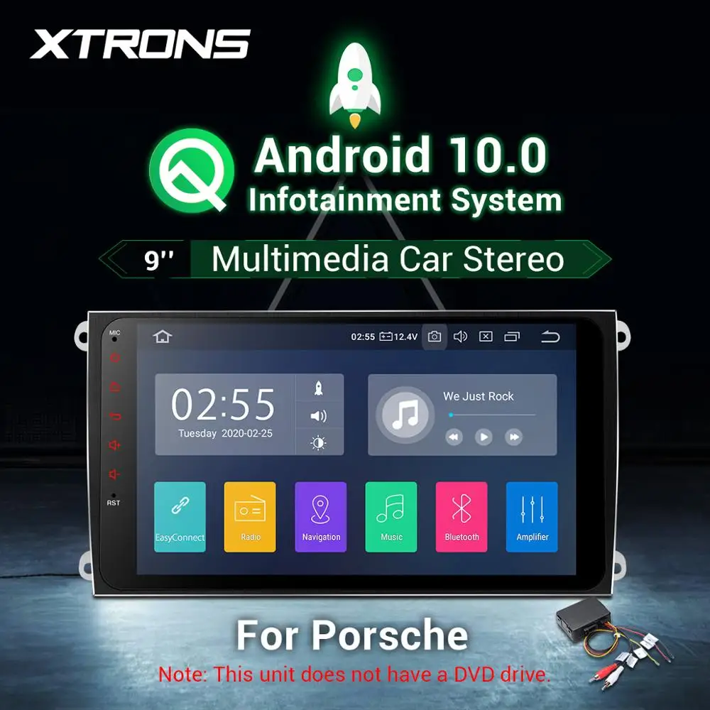9 ''Android 10 0 Автомобильный мультимедийный Радио стерео плеер GPS OBD USB для Porsche Cayenne
