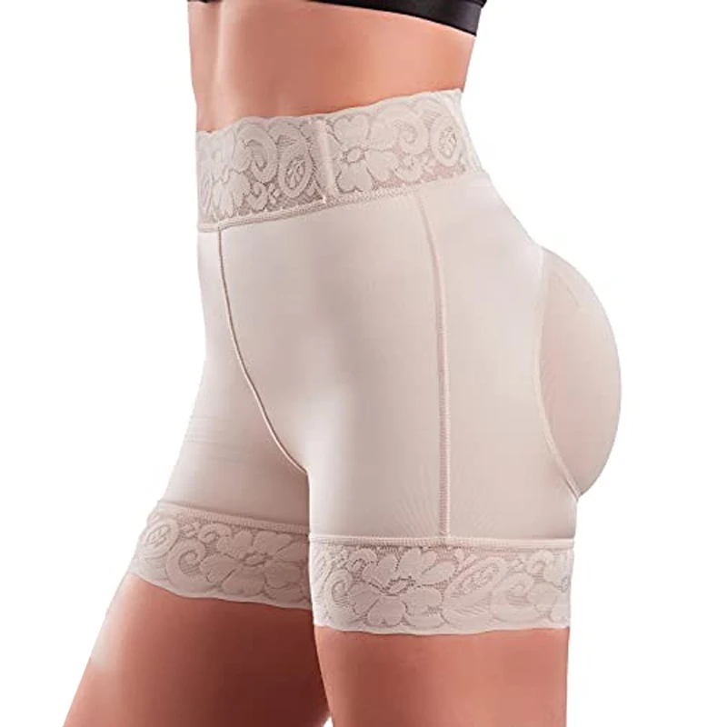 

Women's Underwear High Waist Ventre Plat Butt Lifter Hip Pads Double Compression Shapewear Shorts Skims Fajas Colombianas Cinta