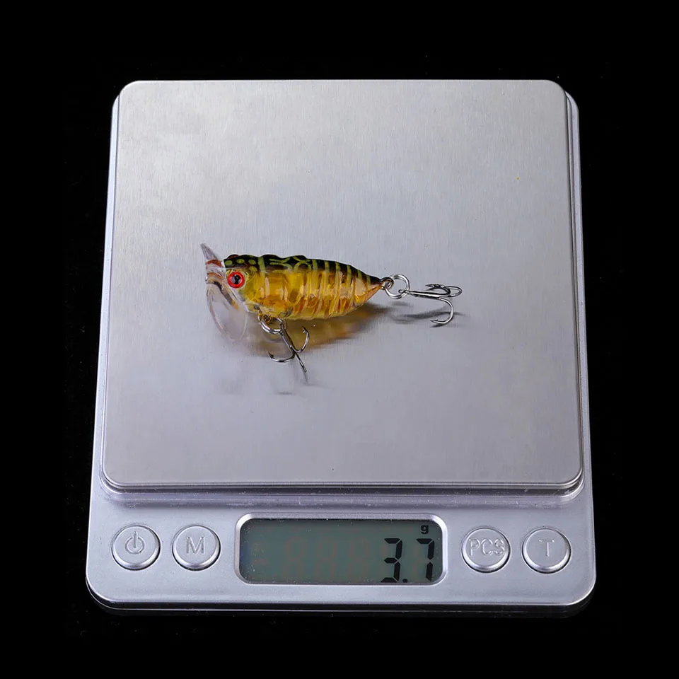 WALK FISH приманка для ловли насекомых 3 7 см/8 г окуня Цикада искусственный кренкбейт