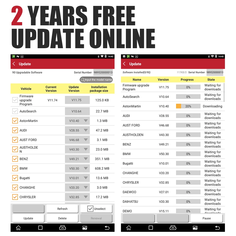 Launch X431 Pros мини диагностический Автомобильный сканер Профессиональный