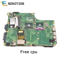 nokotion laptop motherboard for toshiba satellite a300 a305 mainboard gm45 ddr2 v000126550 6050a2169901 free cpu