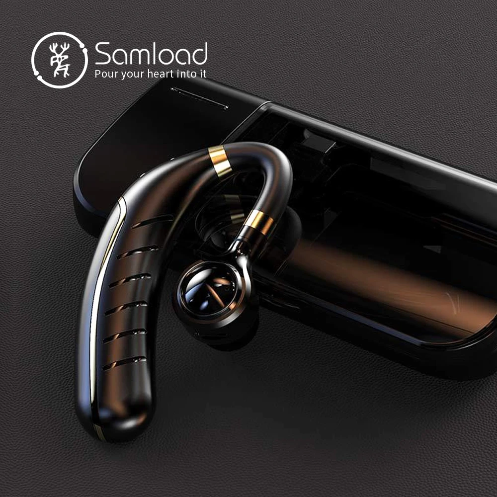 Samload Bluetooth гарнитура 30 часов воспроизведения беспроводные наушники для сотового