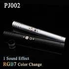 Световой меч 98 см, RGB, 7 цветов, плавный поворотный меч, лазерный тяжелый дуэлированный меч светильник светящееся оружие, металлическая ручка с лезвием из поликарбоната, светодиодные игрушки