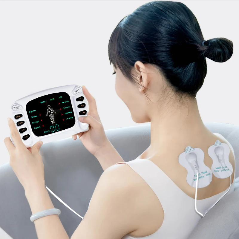 

EMS Digital Electronic Pulse full Massage Body Slimming Tens Stimulator Relax Acupuncture Muscle Stimulator Health Care Tool