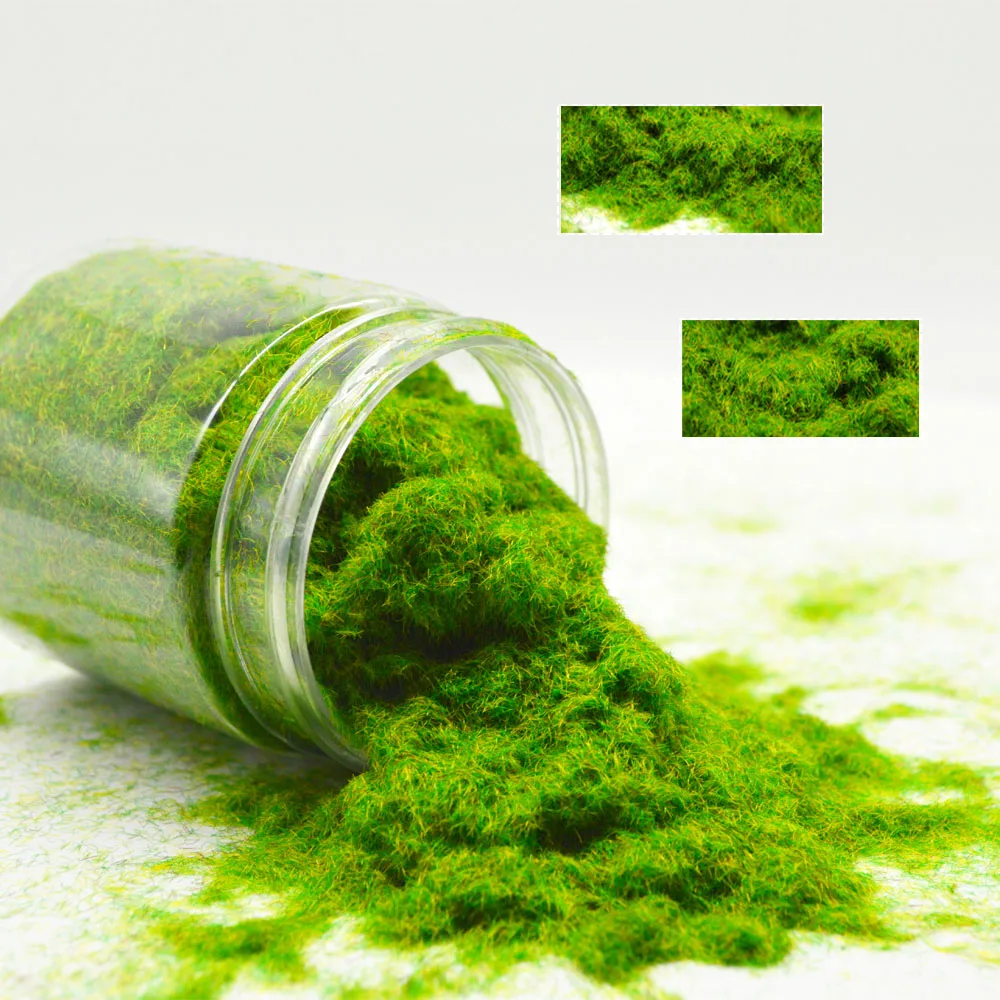 150 мл желтовато-зеленая трава, порошок для миниатюры, архитектура, песчаный коврик, сцена, макет, материалы, наборы диотомов