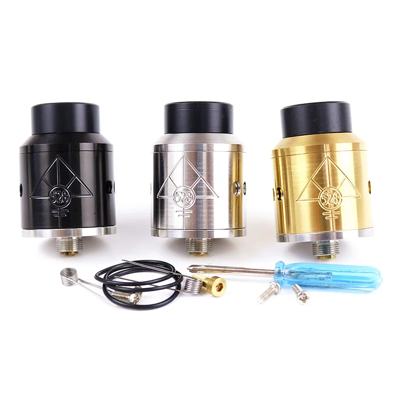 Дрип-тип GOON RDA 24 включая bf pin перестраиваемые капающие атомайзеры с Ni 80 катушек