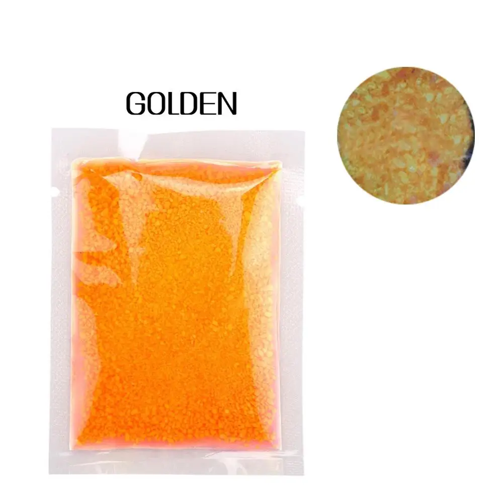 Golden Светится в темноте песок DIY светящаяся рыбка аквариум частицы яркие Люминесцентная вечерние Декор звезда внутри Желая бутылка - Цвет: Golden