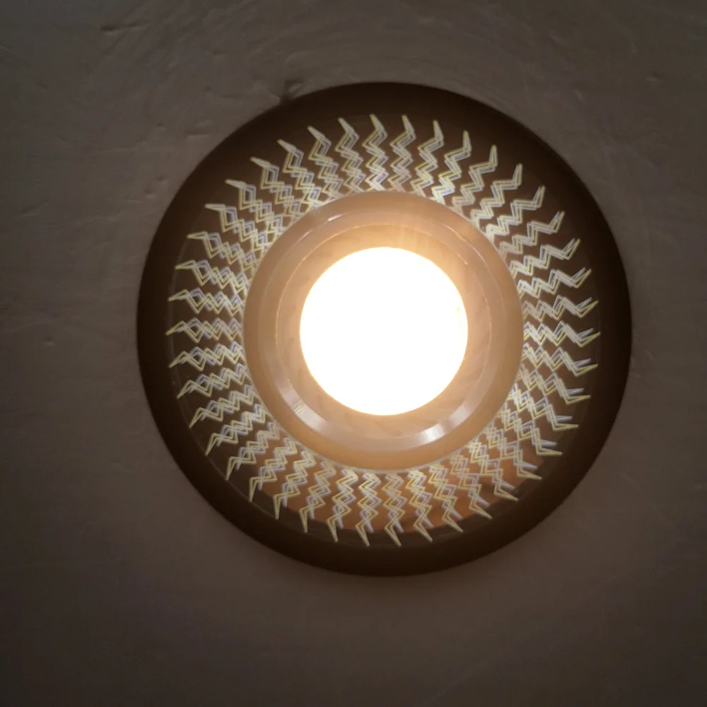 Кристалл с металлическим светильником подсветкой светодиодсветодиодный лампы