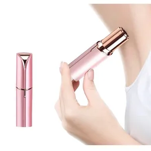 Mini Body Facial Electric Hair Remover Lipstick Shape Painless Safety Neck Leg Hair Remover Tool Bod