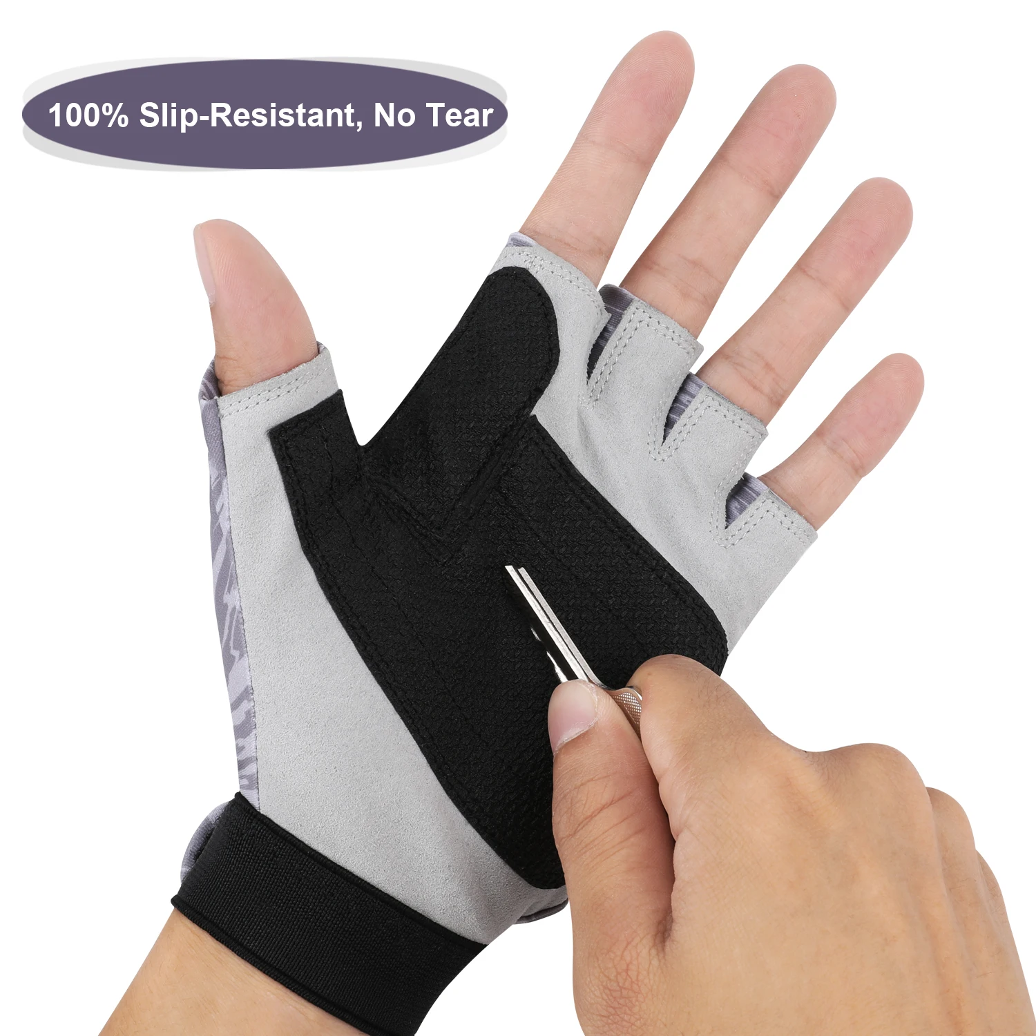 Gonex Fishing Gloves for Men Women Paddling Gloves for Kayaking Sailing Hiking Rowing Canoeing UV Protection, UPF50