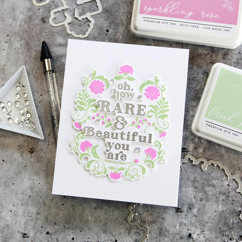 

Beautiful Plant Metal Cutting Die And Stamp Stencil For DIY Scrapbooking Photo Album Decoration Paper Card Making Craft Template