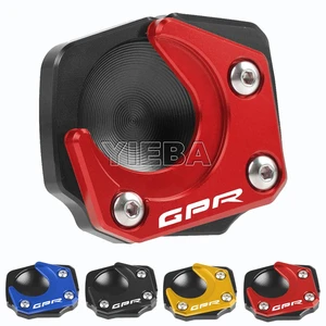 GPR Motorcycle Side Stand Pad Plate Kickstand Enlarger Support Extension Accessories For Aprilia GPR150 GPR125 GPR 150 GPR 125