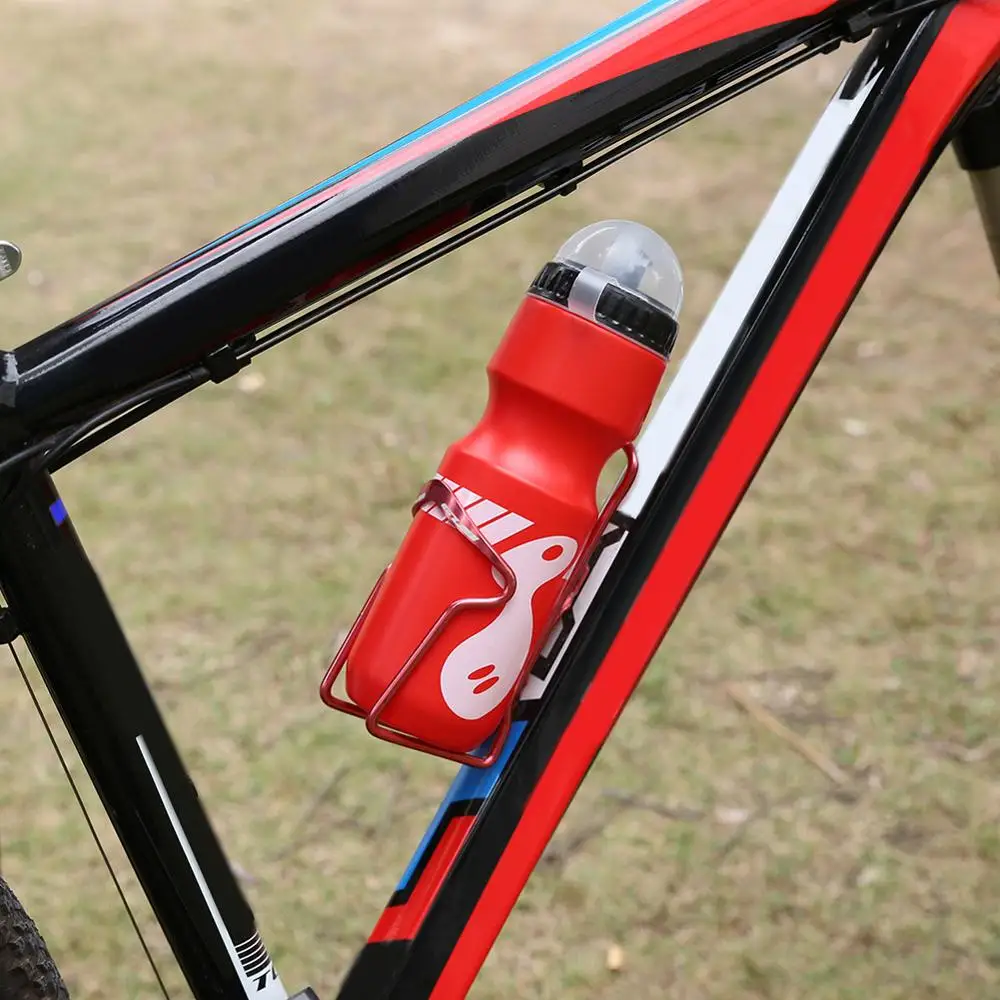 

680ML Mountain Bike Bicycle Cycling Water Drink Bottle Holder Cage Outdoor Sports Plastic Portable Kettle Water Bottle Drinkware