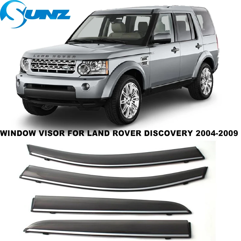 

Side Window Visor For Land Rover Discovery 2004 2005 2006 2007 2008 2009 Smoke Sun Rain Deflectors Window Rain Guards SUNZ
