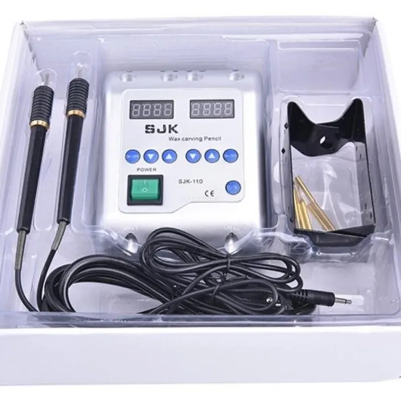 

Электрический аппарат для восковой обработки зубов, с двойной ручкой и 6 кастрюлями наконечники для воска