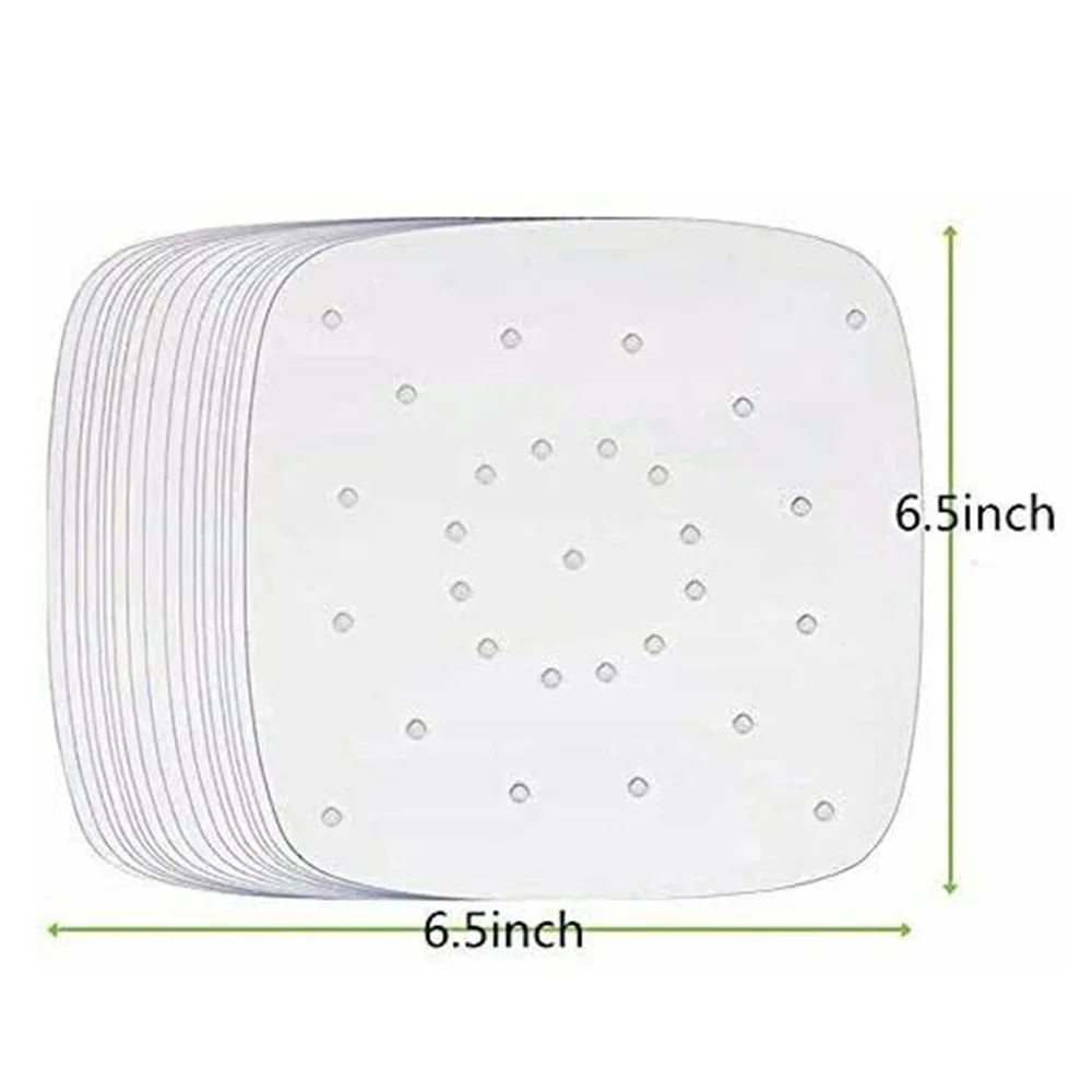 

Home Paper Liners Kitchen 17cm Steaming Air Fryer Pad Accessories Oven