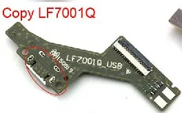 Для lenovo PB1-750M Phab TD-LTE PB1-750N PB1-750 Micro usb док-станция для коннектор; pcb; плата зарядка через usb Порты и разъёмы Flex с гибкими резиновыми запасными - Цвет: Green-LF7001Q- Copy