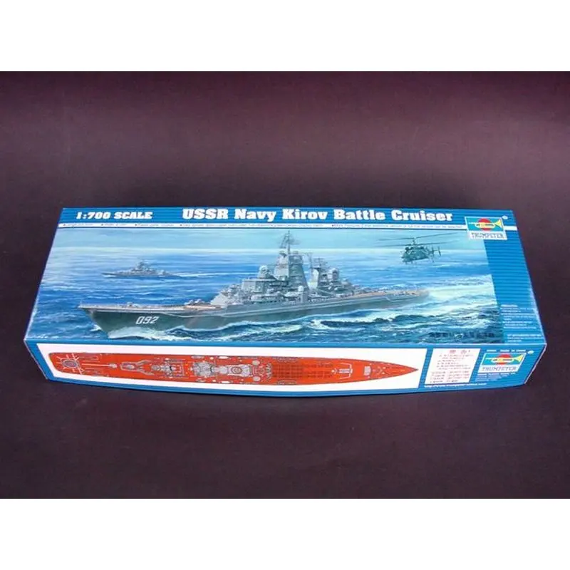 Trumpeter 05707 модель военно-морского корабля Kirov в масштабе СССР 1/700 | Игрушки и хобби