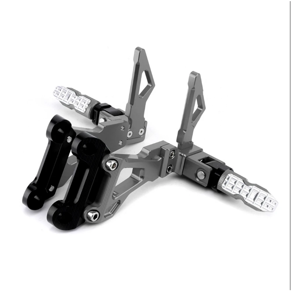 

Motorcycle CNC Aluminum Alloy Rear Sets Rearset Foot Rest Pegs For Honda CB650F CBR650F 2014 2015 2016 2017 2018 2019